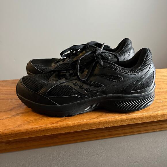 Saucony Cohesion 14 Trail Running Shoes Women's Size 10 Black - Picture 1 of 7